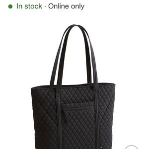 Vera Bradley Black Quilted Tote